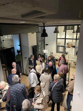 Gäste der Semestereröffnung im Gespräch