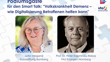 Jutta Weigand und Prof. Dr. Peter Kolominsky-Rabas