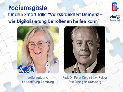 Jutta Weigand und Prof. Dr. Peter Kolominsky-Rabas
